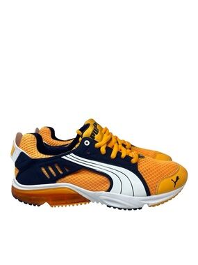 Puma Running Shoes Mens 10 Orange Athletic Trainers Lifestyle Eco‎ Ortholite